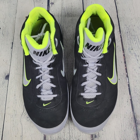 NIKE | Air Flight Showup basketball mid top lace-up athletic shoes - Picture 3 of 8
